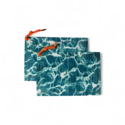 American placemat set 2pz - Cm 40X60 ACQUA