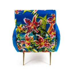 Armchair Flowers with holes
