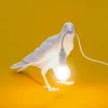 Bird Lamp White Waiting OUTDOOR