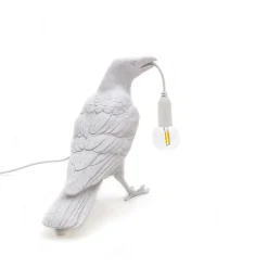 Bird Lamp White Waiting OUTDOOR