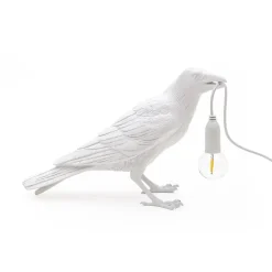 Bird Lamp White Waiting OUTDOOR