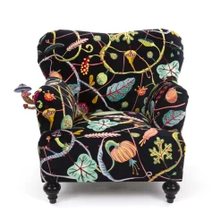 Botanical Diva Armchair Black