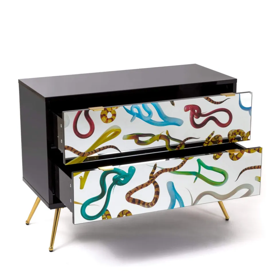 Chest of Two Drawers Snakes