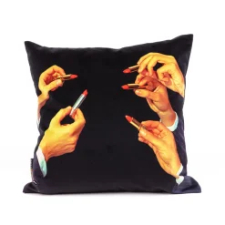 Cushion Lipstick Black With Polyester Padding