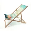 Deck Chair Girl in the Sea