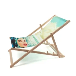 Deck Chair Girl in the Sea