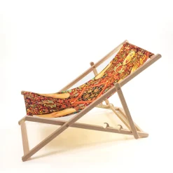 Deck Chair Lady On Carpet
