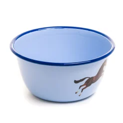 Enamel Bowl Horse