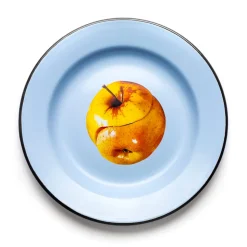 Enamel Plate Apple