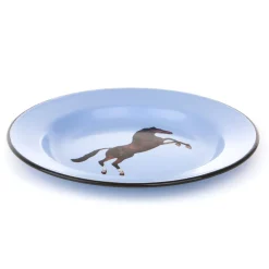 Enamel Plate Horse