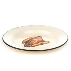 Enamel Plate Toad