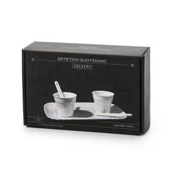 Estetico Quotidiano Coffee Set 2 Cups + 1 Tray