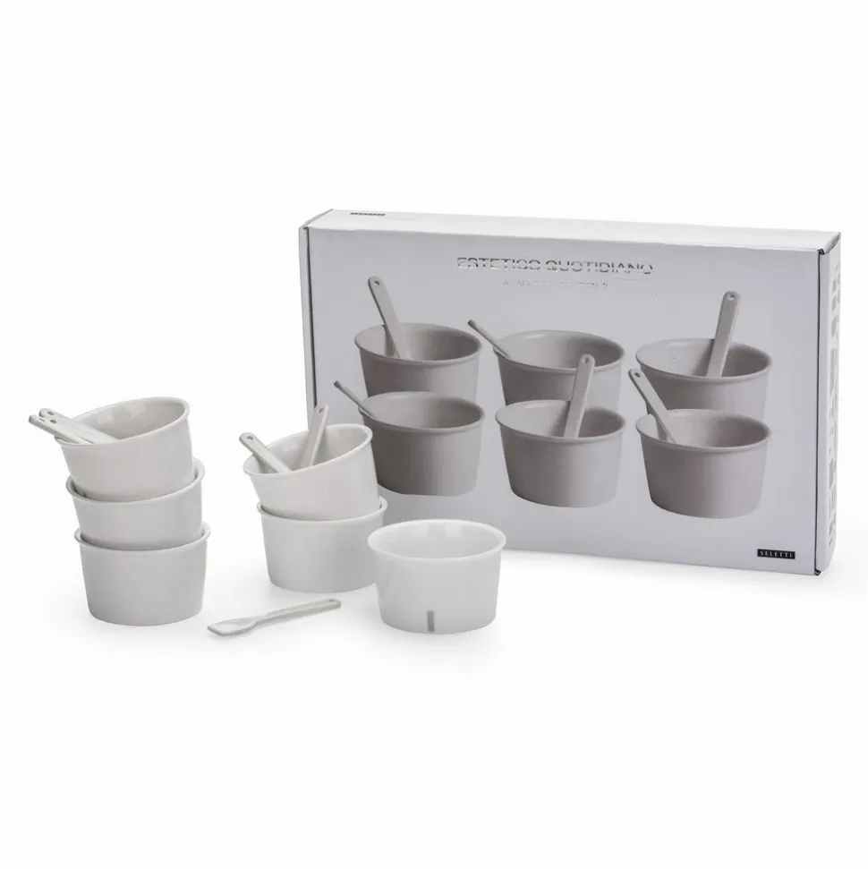Estetico Quotidiano Ice Cream set of 6 Bowls