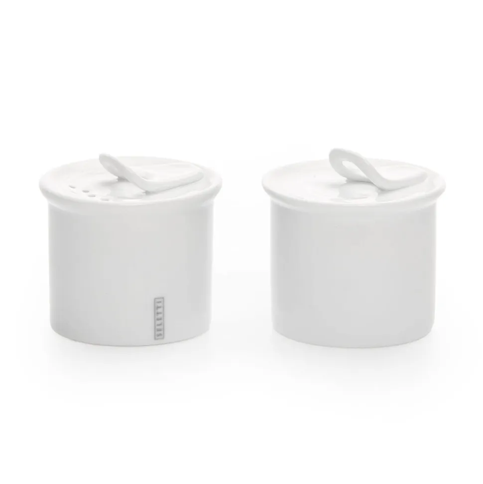 Estetico Quotidiano Set 1 Salt + 1 Pepper Cellars