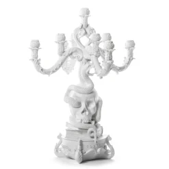 Giant Burlesque Skull White