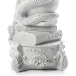 Giant Burlesque Skull White