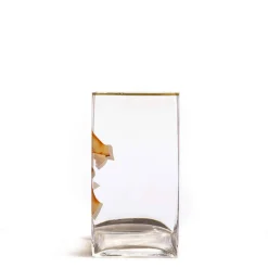 Glass vase big Lipstick