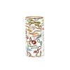 Glass Vase Snakes Cylindrical medium