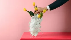 Holy Love in Bloom Vase