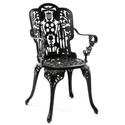 Industry Collection ALUMINIUM ARMCHAIR - BLACK