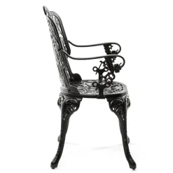 Industry Collection ALUMINIUM ARMCHAIR - BLACK