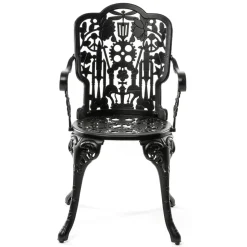 Industry Collection ALUMINIUM ARMCHAIR - BLACK
