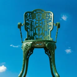 Industry Collection ALUMINIUM ARMCHAIR - GREEN