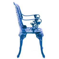 Industry Collection ALUMINIUM ARMCHAIR - SKY BLUE