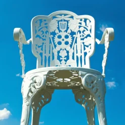 Industry Collection ALUMINIUM ARMCHAIR - WHITE