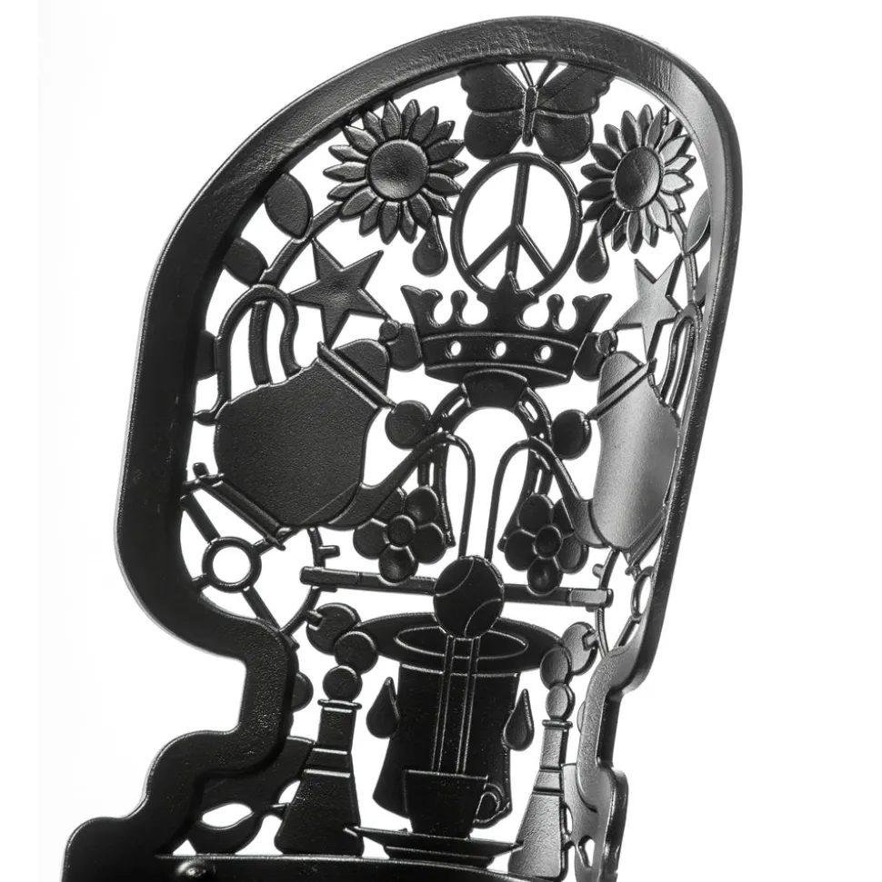 Industry Collection ALUMINIUM CHAIR - BLACK