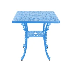 Industry Collection Aluminium Square Table Sky Blue
