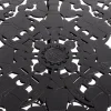 Industry Collection Aluminium Square Table Black