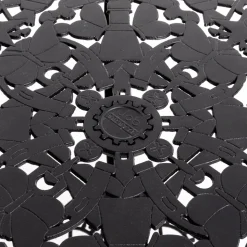 Industry Collection Aluminium Square Table Black