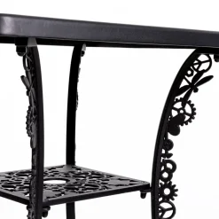 Industry Collection Aluminium Square Table Black