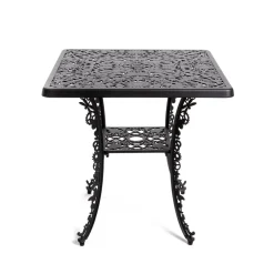 Industry Collection Aluminium Square Table Black