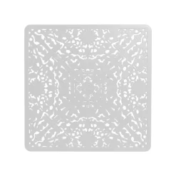 Industry Collection Aluminium Square Table White