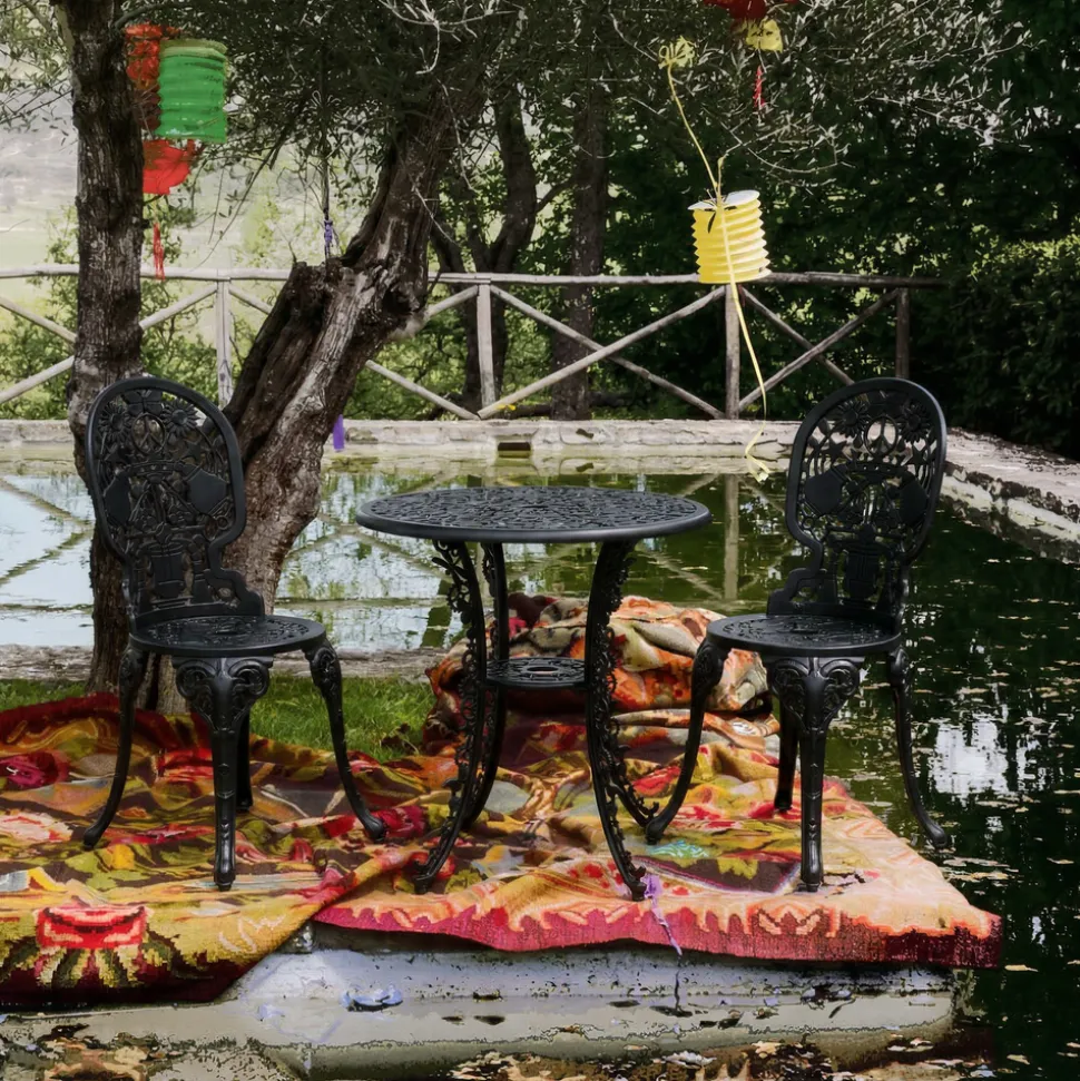 Industry Collection ALUMINIUM TABLE - BLACK