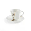 Kintsugi Coffee cup with saucer 03