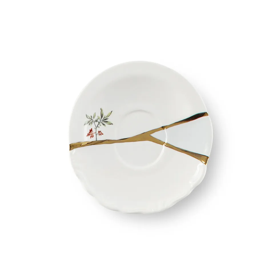 Kintsugi Coffee cup with saucer 02