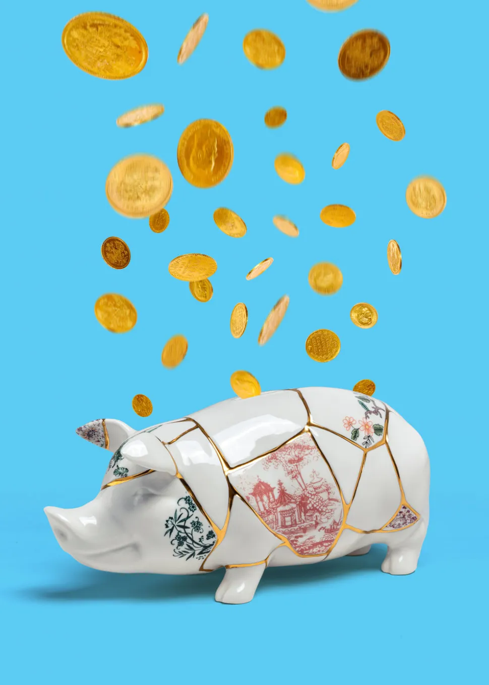 Kintsugi Piggy Bank