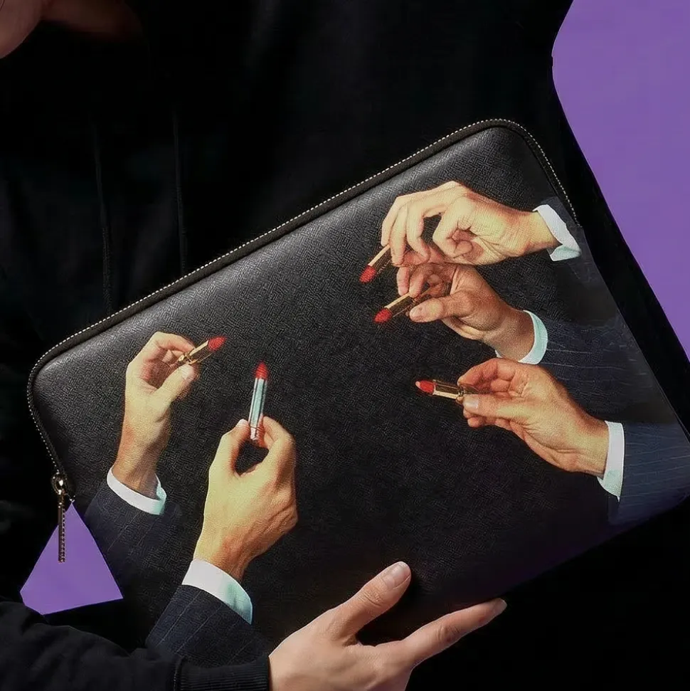 Laptop Bag Lipsticks Black
