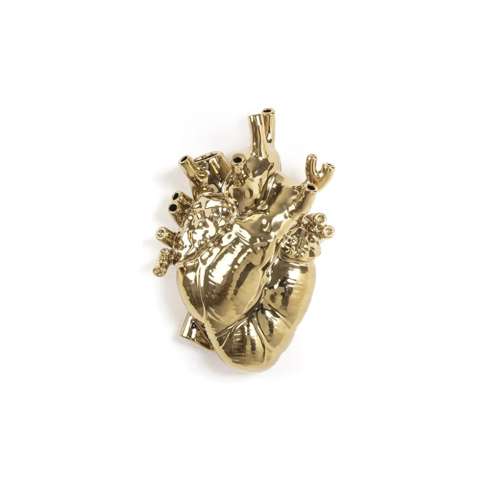 Love in Bloom Gold Vase