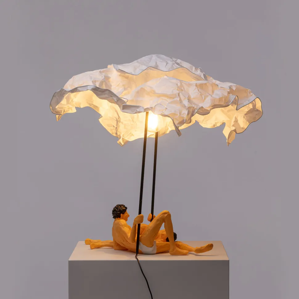 Love is a verb lamp Lea & Tony
