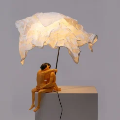 Love is a verb lamp Max & Roberta