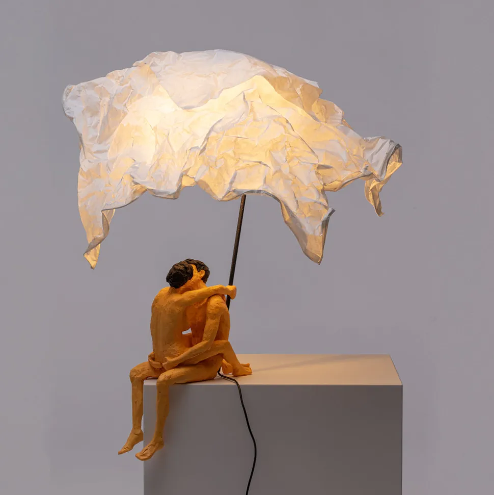 Love is a verb lamp Max & Roberta