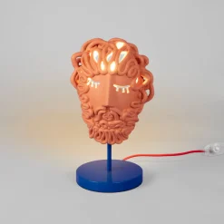 Magna Graecia Terracotta lamp - Ulysse mask