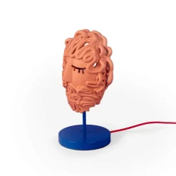 Magna Graecia Terracotta lamp - Ulysse mask