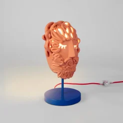 Magna Graecia Terracotta lamp - Ulysse mask