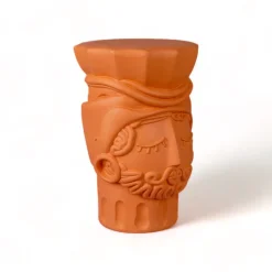 Magna Graecia Terracotta Stool Man