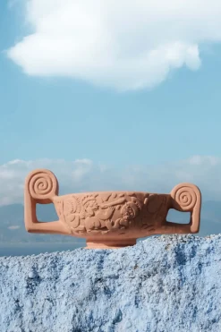 Magna Graecia Terracotta vase Centerpiece